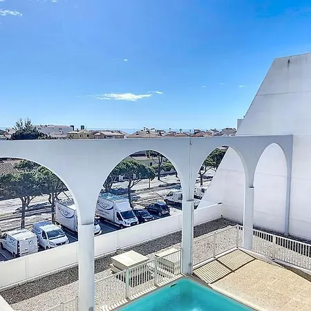 3319-Appartement A 200M De La Plage Le Barcarès Buitenkant foto